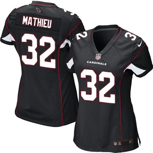 Women's Elite Tyrann Mathieu Nike Jersey Black Alternate - #32 NFL Arizona Cardinals